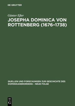 Hardcover Josepha Dominica von Rottenberg (1676-1738) [German] Book