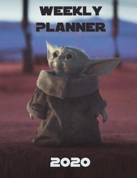 Paperback Weekly Planner 2020: The Child Star Wars, 8.5x11 Book