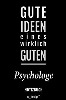 Notizbuch für Psychologen / Psychologe / Psychologin: Originelle Geschenk-Idee [120 Seiten liniertes blanko Papier] (German Edition)
