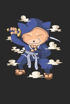 Cat Ninja Notebook - Japan Fans Journal Planner: Manga Birthday Organizer For Men Women Kids Blank