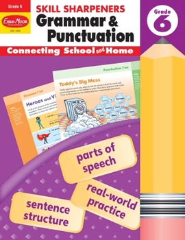 Paperback Skill Sharpeners: Grammar & Punctuation, Grade 6 Workbook Book