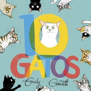 Hardcover 10 Gatos [Spanish] Book
