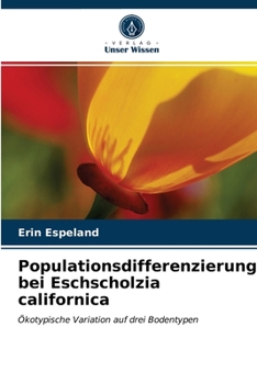 Paperback Populationsdifferenzierung bei Eschscholzia californica [German] Book