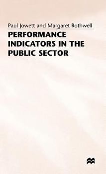 Hardcover Performance Indicators in the Public Sector Book