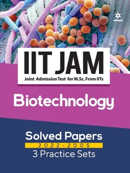 Paperback IIT JAM Biotechnology Solved Papers (2022-2005) and 3 Practice Sets Book