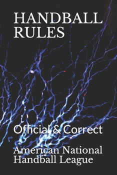 Paperback Handball Rules: Official & Correct Book
