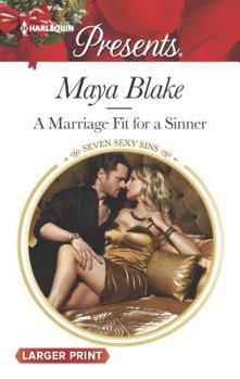 Mass Market Paperback A Marriage Fit for a Sinner [Large Print] Book
