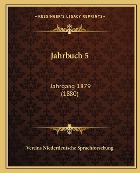 Paperback Jahrbuch 5: Jahrgang 1879 (1880) [German] Book