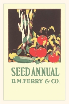 Paperback Vintage Journal Seed Annual, Tomatoes and Cucumber Book