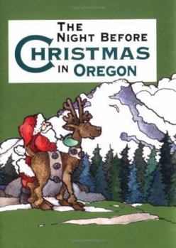 Hardcover The Night Before Christmas in Oregon Book