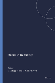 Syntax and Semantics: Studies in Transitivity (Syntax and Semantics)