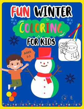 Paperback Fun Winter Coloring For Kids Book