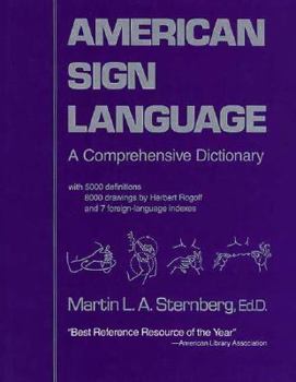 Hardcover American Sign Language: A Comprehensive Dictionary Book
