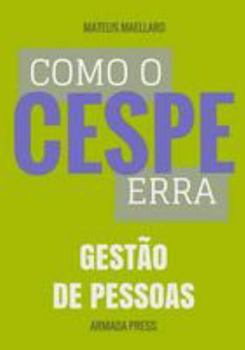 Paperback Como o Cespe erra: Gestão de Pessoas [Portuguese] Book