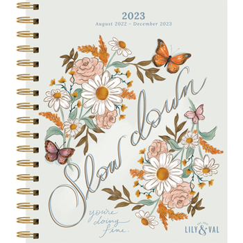 Office Product Just Breathe 2023 Agenda Planner Book