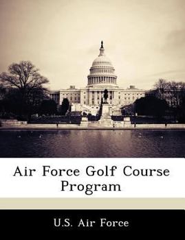 Paperback Air Force Golf Course Program Book