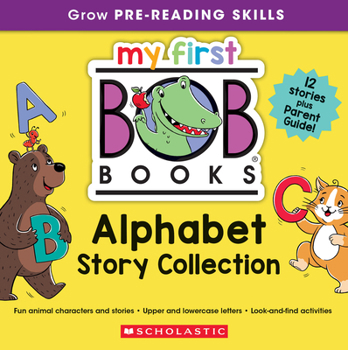 My First Bob Books - Alphabet Story Box Bind-Up | Phonics, Letter sounds, Ages 3 and up, Pre-K | (Reading Readiness)