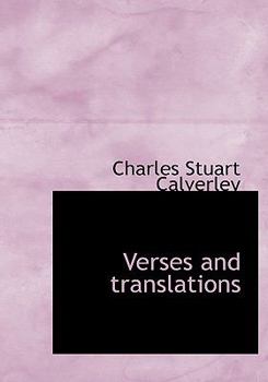 Hardcover Verses and Translations [Large Print] Book