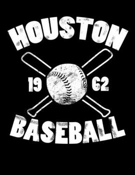 Paperback Houston Baseball: Vintage and Distressed Houston Baseball Notebook for Baseball Lovers Book