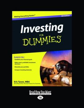 Paperback Investing for Dummies: Easyread Large Edition Book