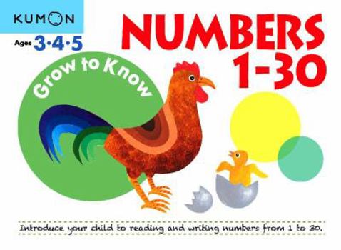 Paperback Grow to Know Numbers 1 Thru 30 Book