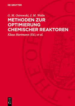 Hardcover Methoden Zur Optimierung Chemischer Reaktoren [German] Book