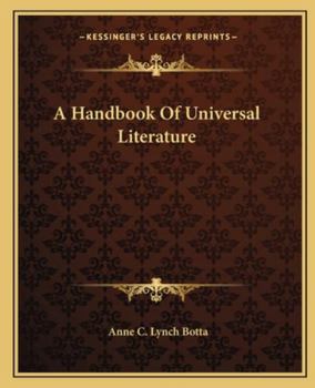 Paperback A Handbook Of Universal Literature Book