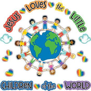 Wall Chart Jesus Loves the Little Children Book