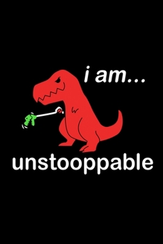 I Am Unstoppable T-Rex: Hangman Puzzles Mini Game Clever Kids 110 Lined Pages 6 X 9 In 15.24 X 22.86 Cm Single Player Funny Great Gift