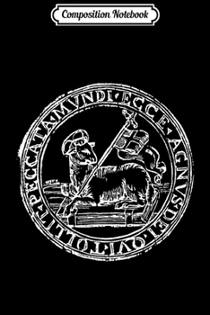 Composition Notebook: Agnus Dei Lamb God Christian Symbol  Journal/Notebook Blank Lined Ruled 6x9 100 Pages