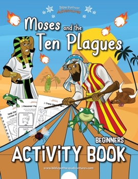 Paperback Moses and the Ten Plagues Activity Book