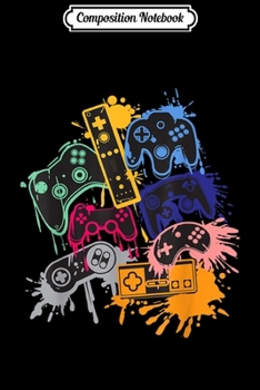 Paperback Composition Notebook: Control all the Things Video Game Controller Journal/Notebook Blank Lined Ruled 6x9 100 Pages Book