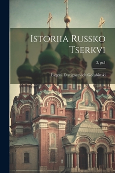 Paperback Istoriia russko tserkvi; 2, pt.1 [Russian] Book