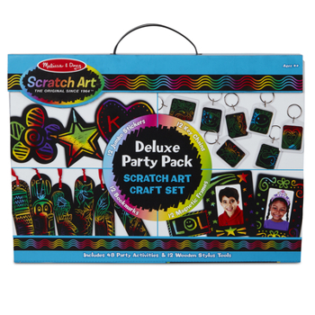 Misc. Scratch Art Deluxe Party Pack Book