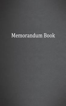 Paperback Memorandum Book: 1/4 Inch Dot Graph Ruled, Memo Book, 5x8, 100 Pages Book