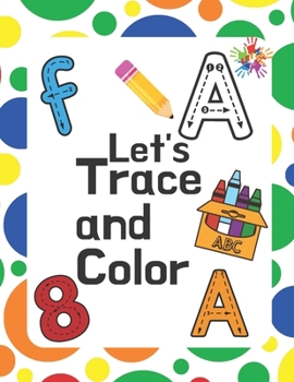 Paperback Let's Trace and Color Book