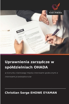 Paperback Uprawnienia zarządcze w spóldzielniach OHADA [Polish] Book