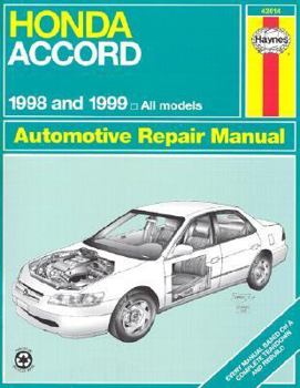 Paperback Honda Accord 98 and 99 Book