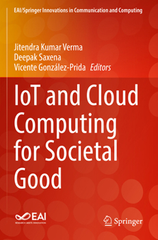 Paperback Iot and Cloud Computing for Societal Good Book