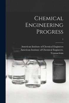 Paperback Chemical Engineering Progress; 1 Book