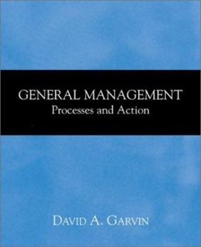 Paperback General Management: Processes and Action Book