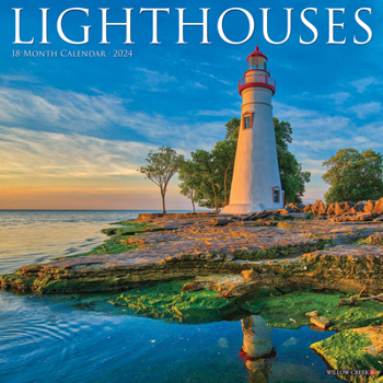 Calendar Lighthouses 2024 12 X 12 Wall Calendar Book