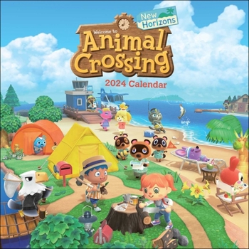 Calendar Animal Crossing: New Horizons 2024 Wall Calendar Book