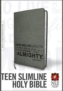 Imitation Leather Teen Slimline Bible-NLT Book