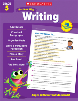 Paperback Scholastic Success with Writing Grade 5 Workbook Book