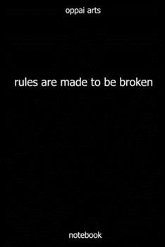 Paperback jinx: rules are mafe to be broken: notebook Book