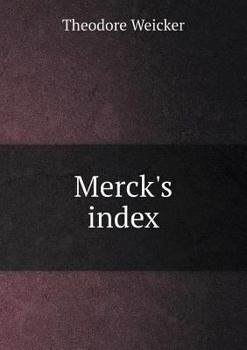 Paperback Merck's index Book