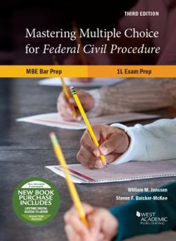 Paperback Mastering Multiple Choice for Federal Civil Procedure MBE Bar Prep and 1L Exam Prep (Academic and Career Success Series) Book