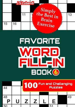 Paperback FAVORITE WORD FILL-IN Book 6 [Large Print] Book