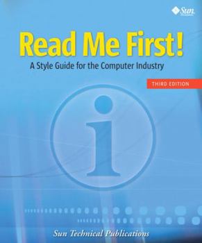 Paperback Read Me First! a Style Guide for the Computer Industry Book